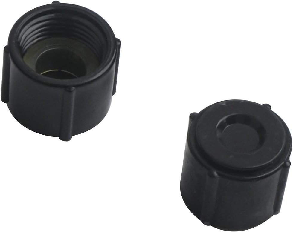 Thumbnail: 1/2 Inch Hot & Cold Water Lines Low Point Drain Seals and Caps Compatible with R