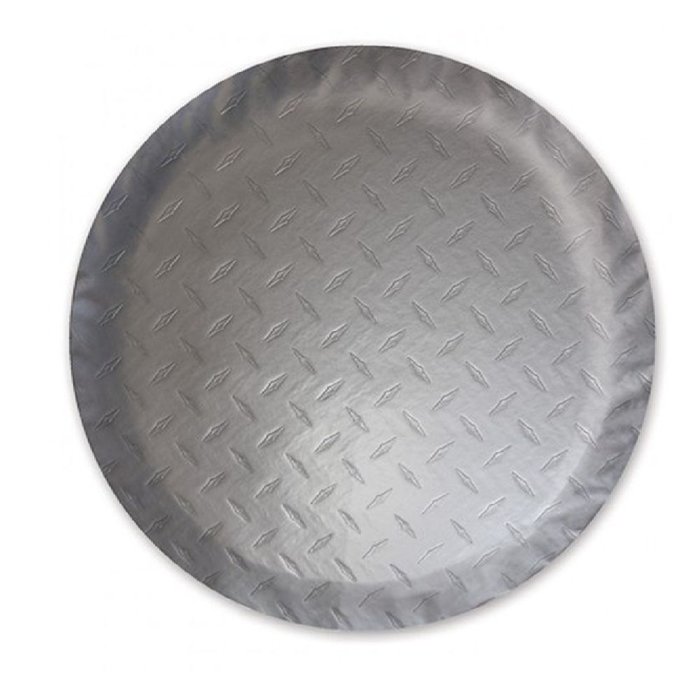 ADCO 9757 SPARE TIRE COVER FITS 27" DIAMETER TIRES PLATED STEEL DESIGN
