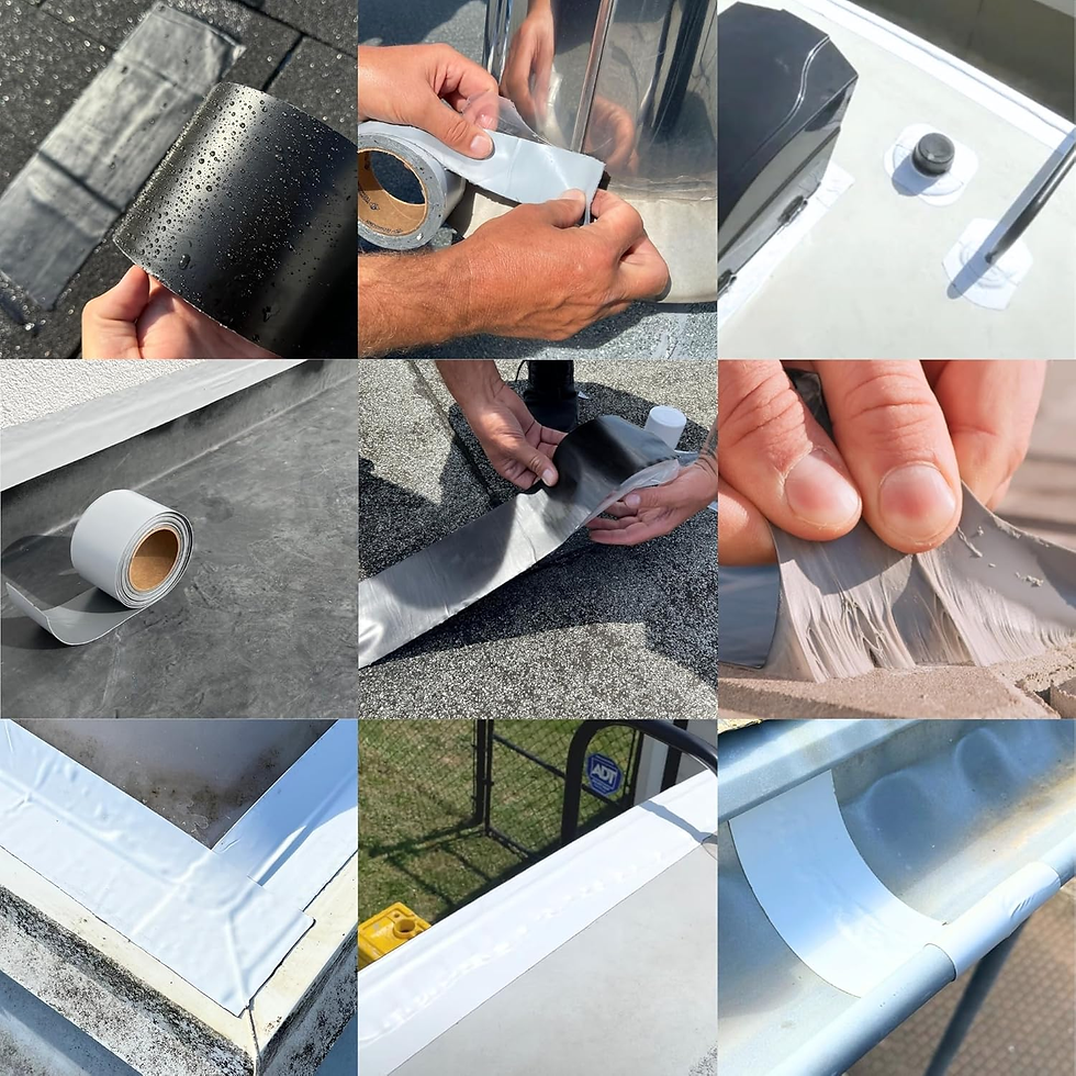 Thumbnail: HSS Sealant Tape with Microsealant - Waterproof Commercial Roofing Tape for Roof