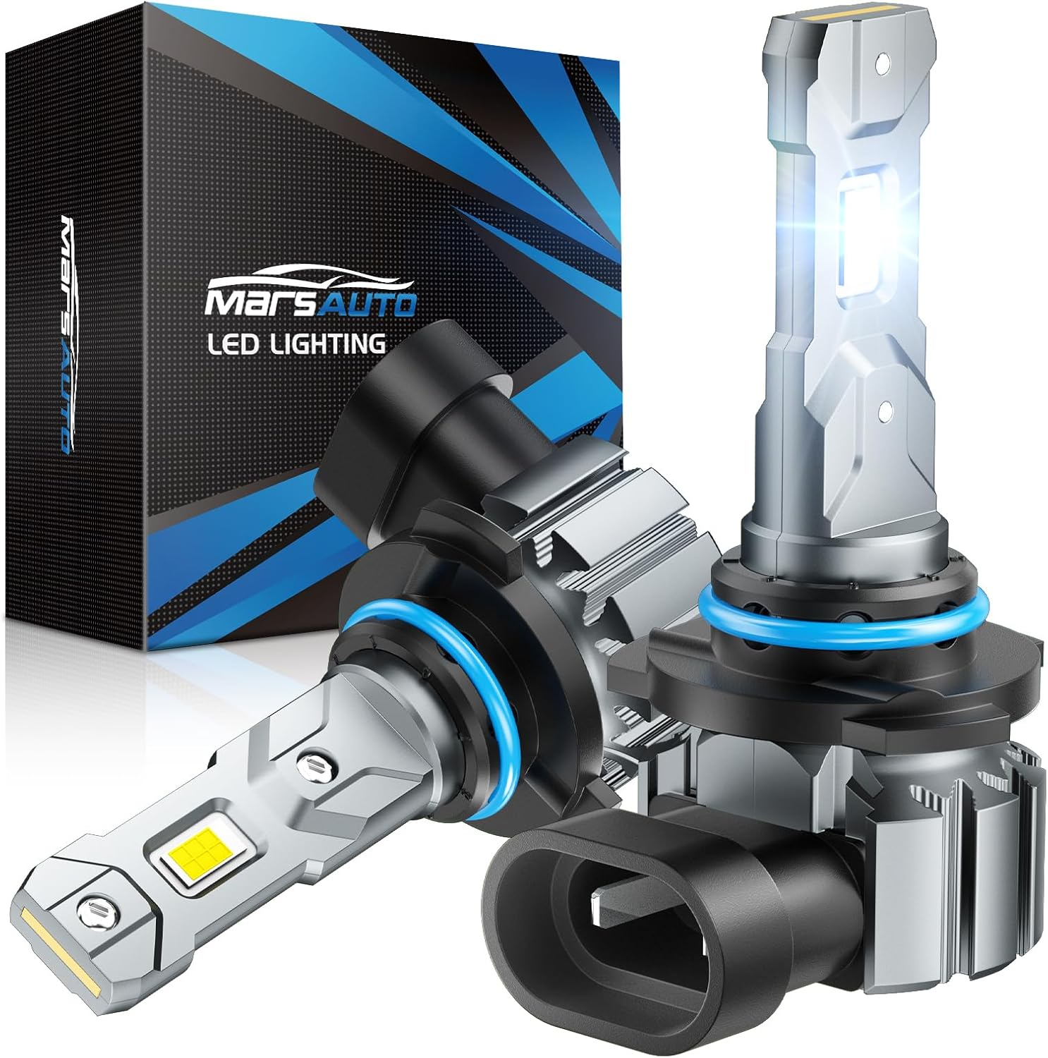 M1S HB3/9005 Bulbs or 9005 Fog Light, 30000LM Brighter HB3 Fog Bulbs, Real 1:1 D