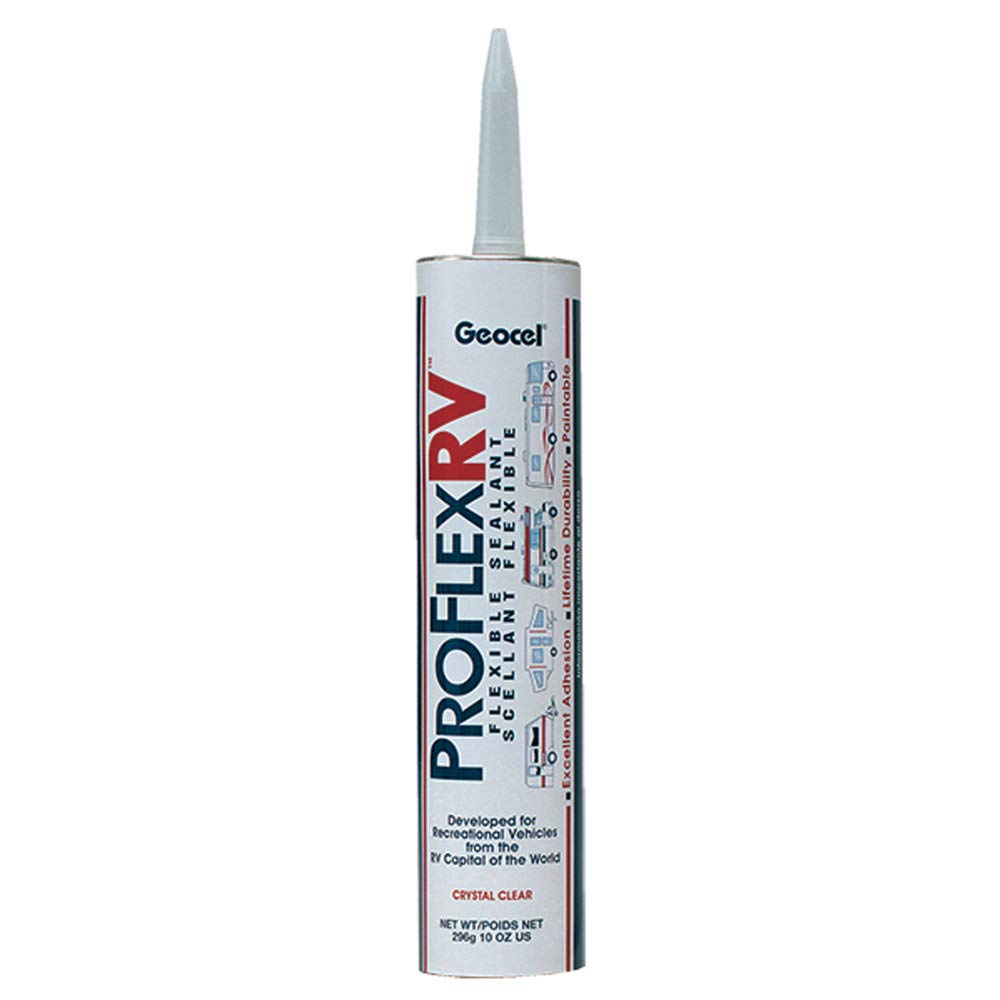 28100V Pro Flex RV Flexible Sealant, 10 Oz Cartridge, Clear