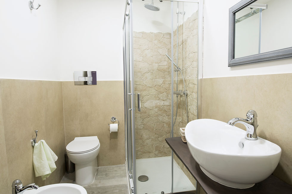 Bagno con doccia