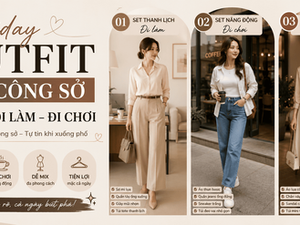 Friday outfit nữ công sở