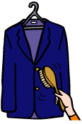 学生服ブラシ