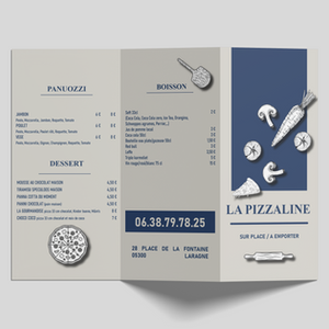 Menu La Pizzaline