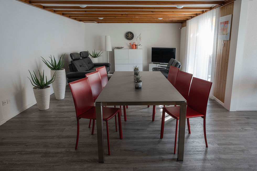 Living and dining area