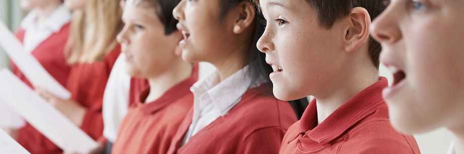 Children Singing in a Choir