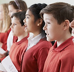 Children Singing in a Choir