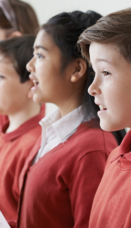 Children Singing in a Choir