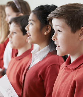 Children Singing in a Choir