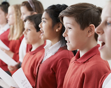 Children Singing in a Choir