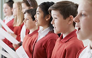 Children Singing in a Choir