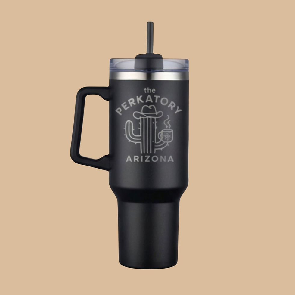 Thumbnail: 40oz Tumbler Laser Engraved