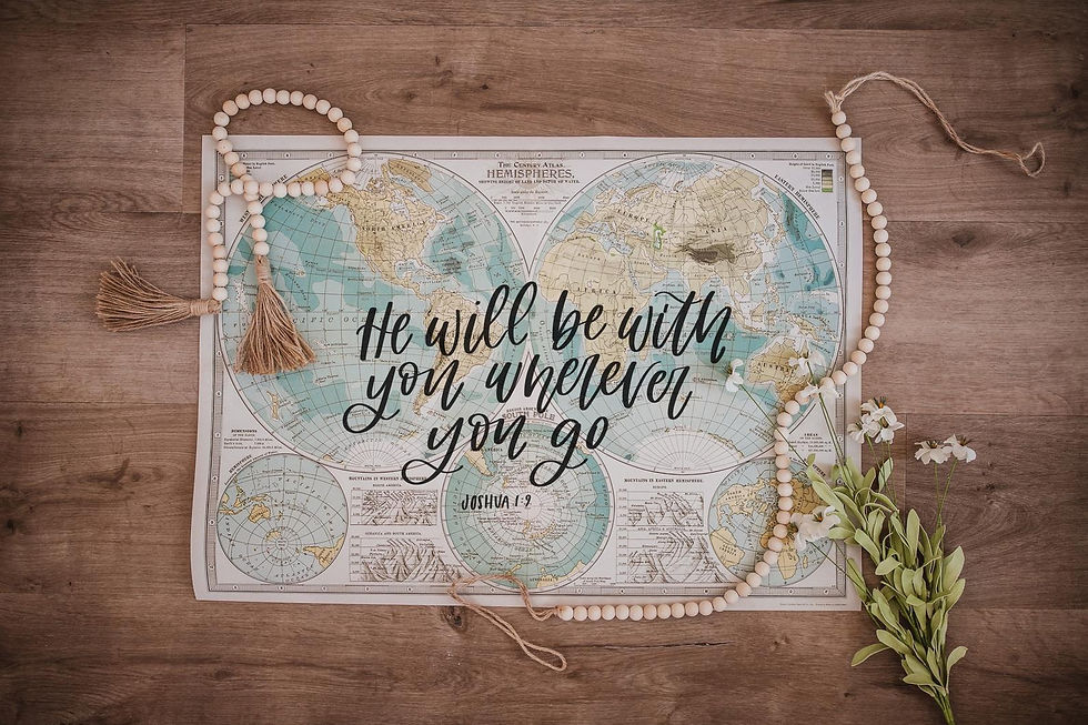 Thumbnail: Custom Hand Lettered Map
