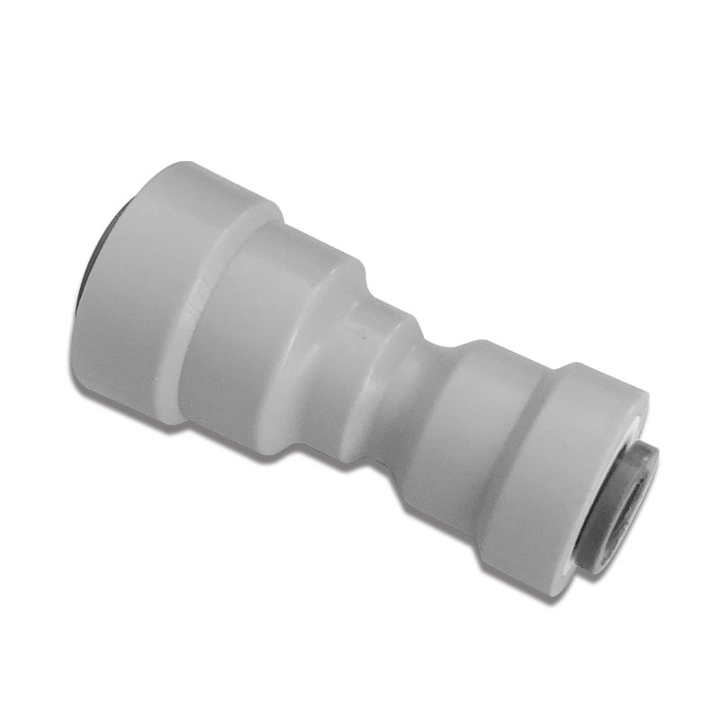 Thumbnail: POM-Plastic Straight Union Connector Quick Connect Fittings  1/4"&3/8" -1810