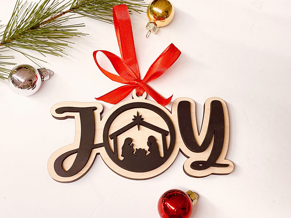 Thumbnail: Joy Nativity Ornament