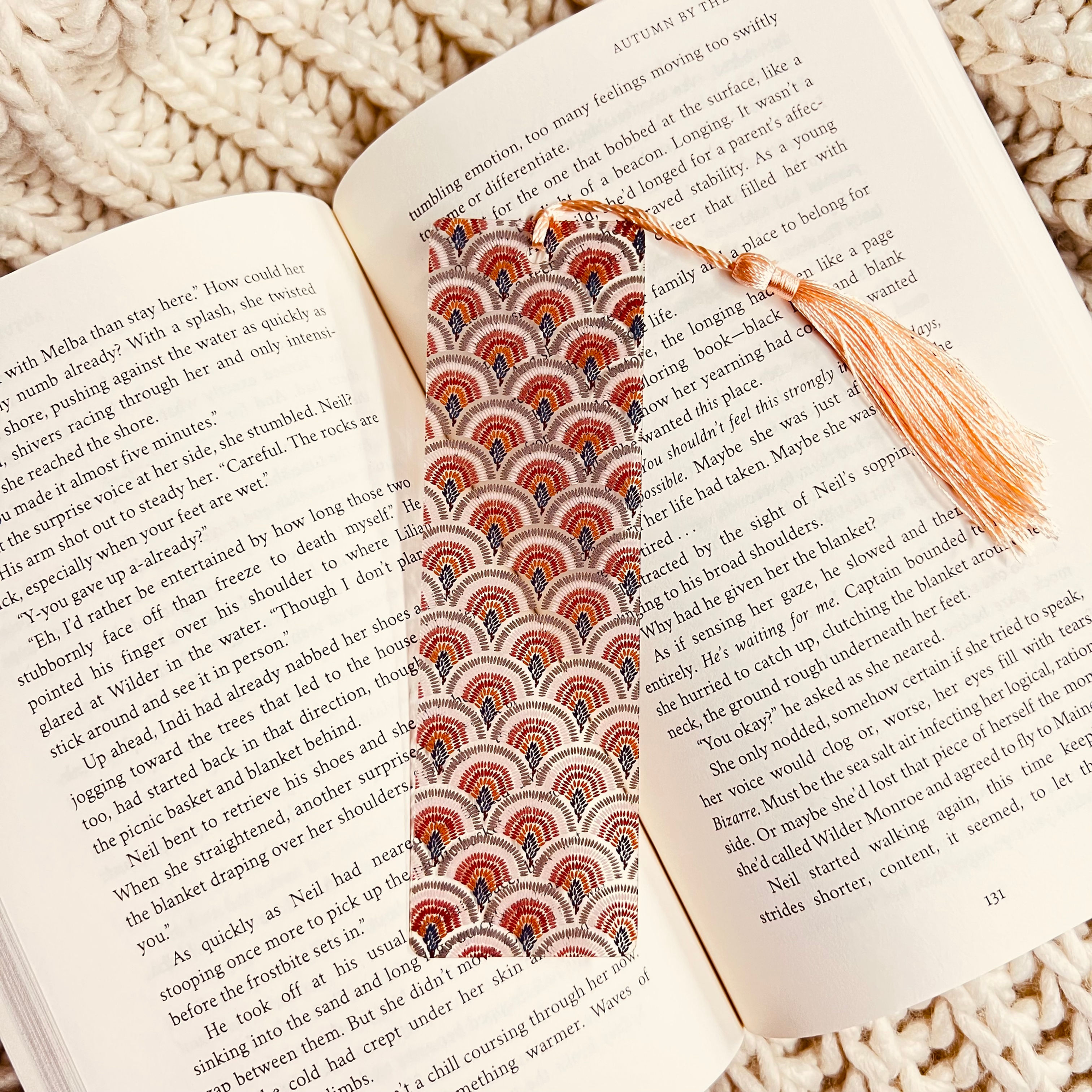 Boho Arches Print Bookmark