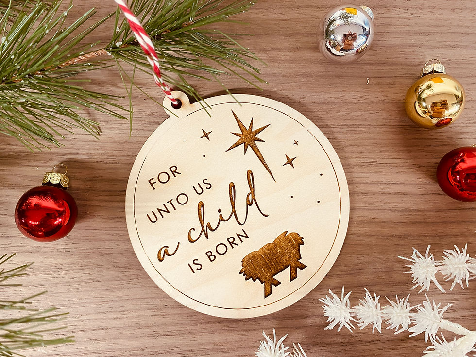 Thumbnail: A Child is Born Ornament