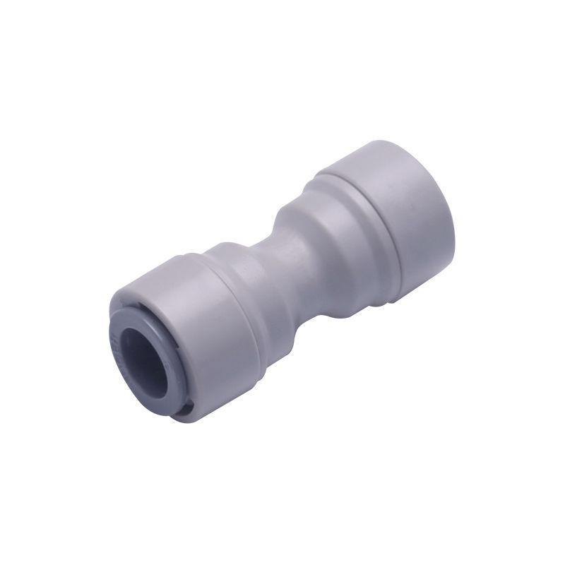 Thumbnail: POM-Plastic Straight Union Connector Quick Connect Fittings  1/4"&3/8" -1810