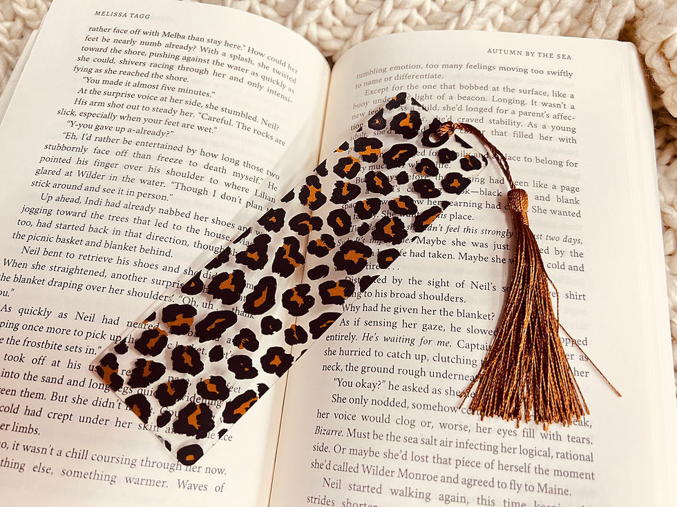 Thumbnail: Leopard Print Bookmark