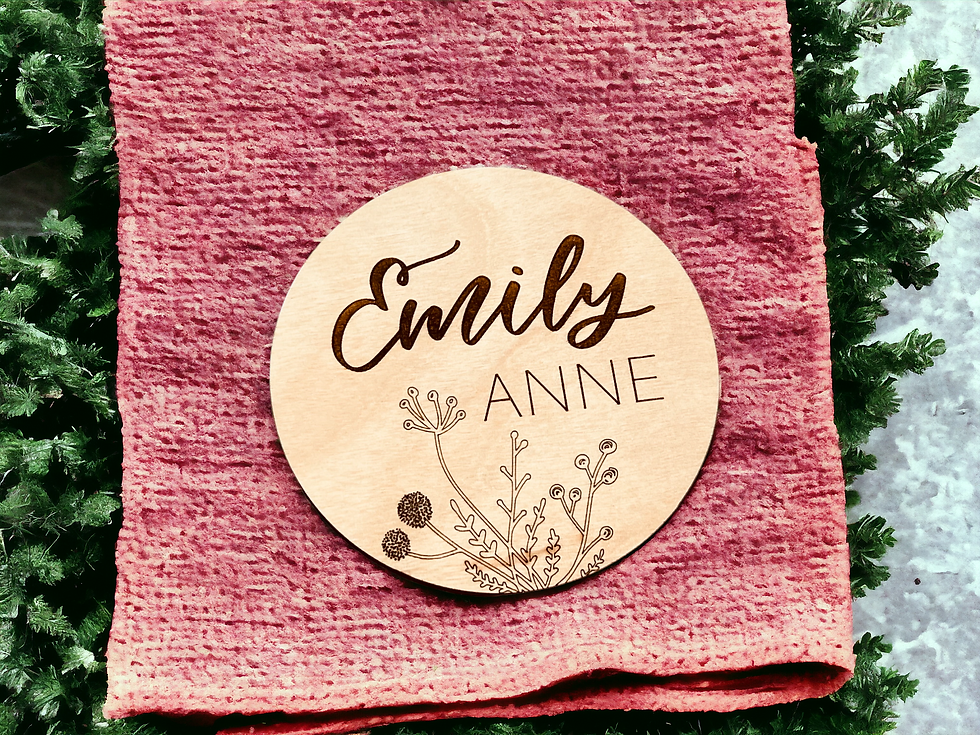 Thumbnail: Baby Name Round || Floral