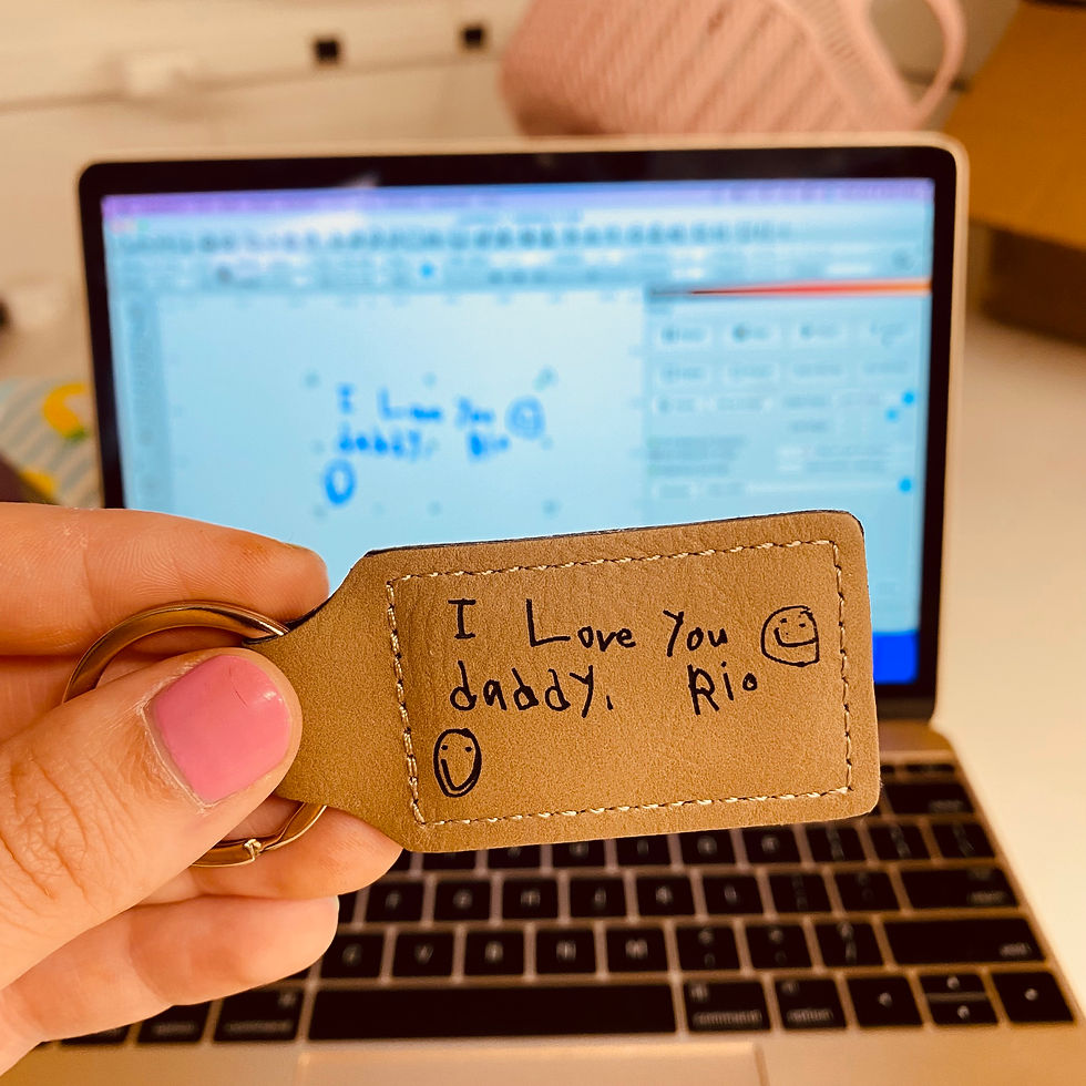 Thumbnail: Handwriting Keychain