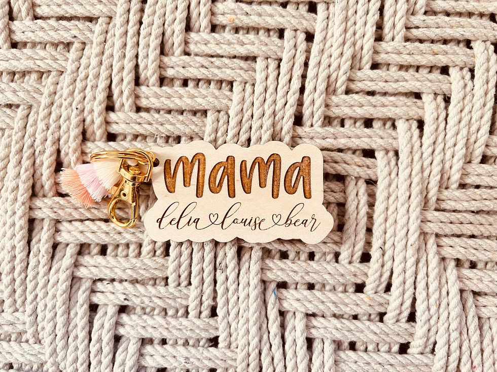 Thumbnail: Personalized Mama Keychain