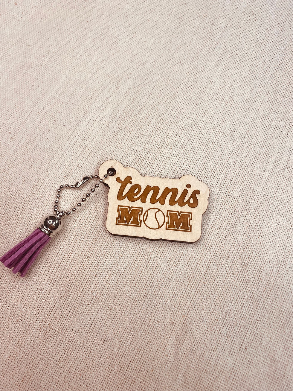 Thumbnail: Tennis Mom Keychain