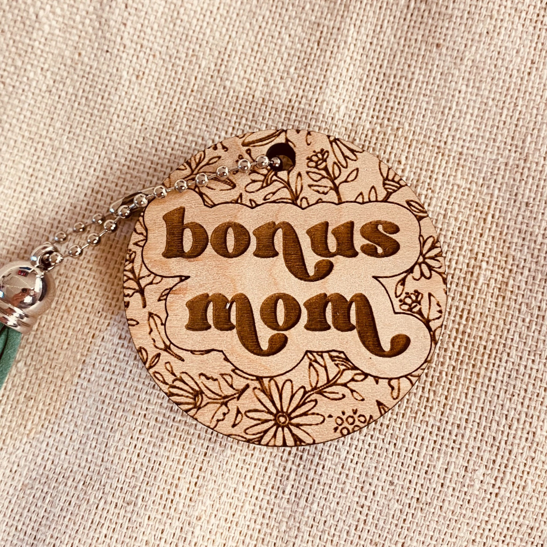 Bonus Mom Keychain