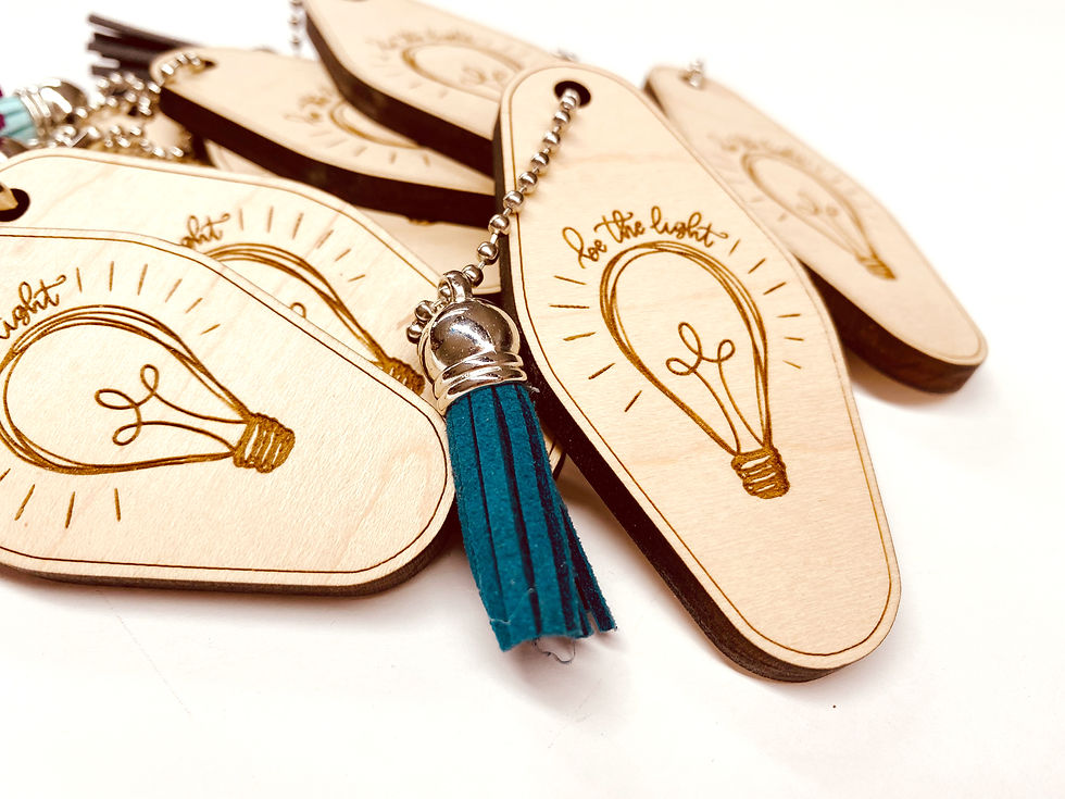 Thumbnail: Be the Light Keychain