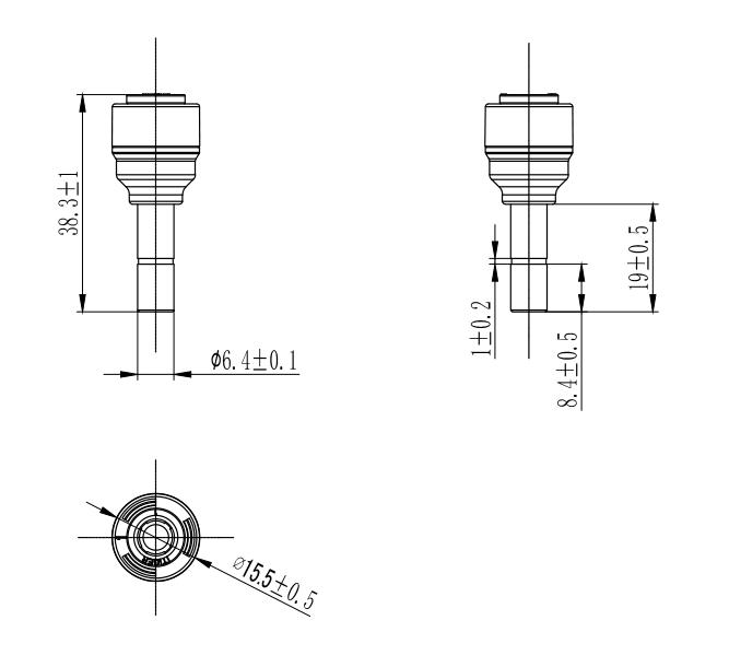 サムネイル： POM-Tube Stem Connector 1/4"&3/8" -1801