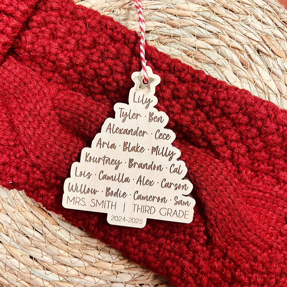 Thumbnail: Teacher Tree Ornament