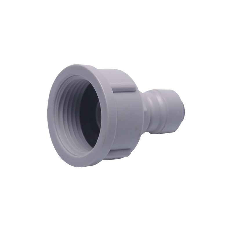 Thumbnail: POM-NPT Female Threaded X Plastic Quick Connect Fitting  (Cone Type)-1809