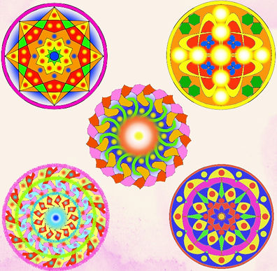 オリジナルの曼陀羅アート