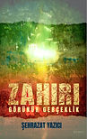 “Zahiri” kitabının kapağı; algı, frekans haritalama ve insan bilincinin içsel titreşimi üzerine metafizik bir roman.