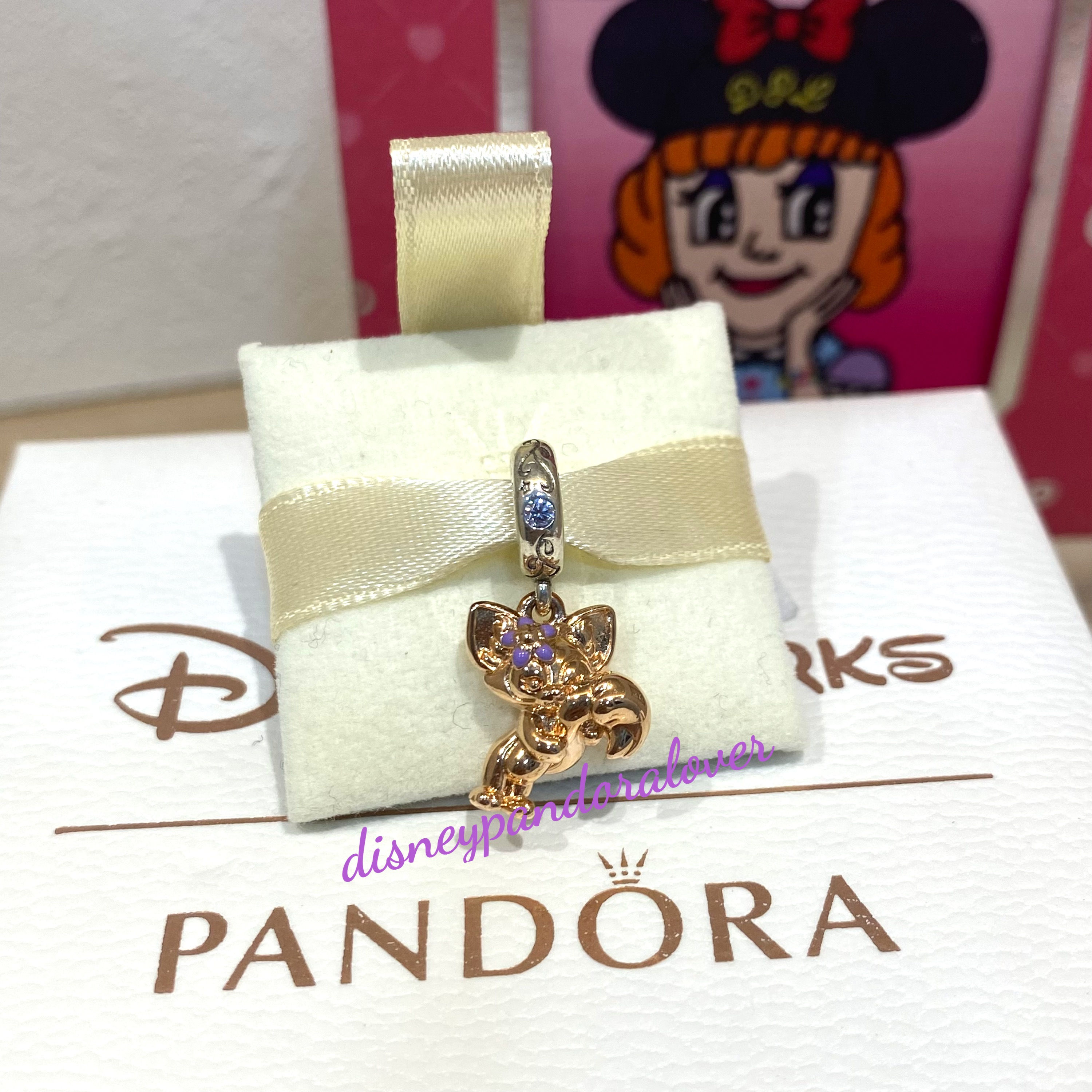 LinaBell Fox Pandora Rose Gold charm