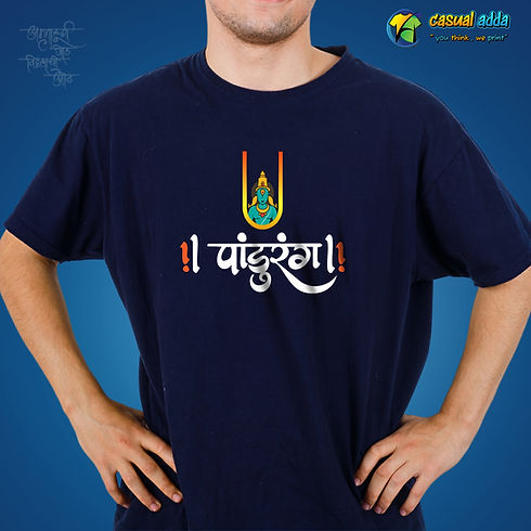 pandurang desighn on navy blue tshirt .jpg