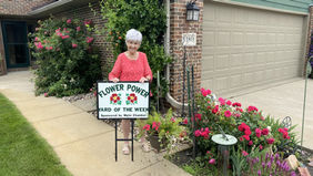 Collegeway yard is recognized as 'Flower Power' winner