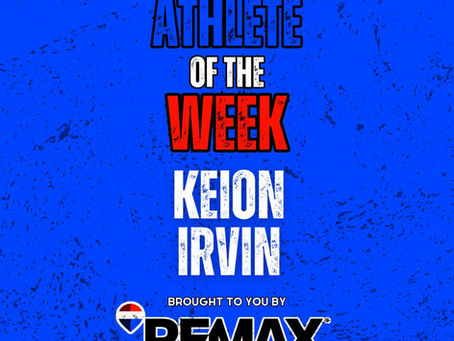 Bluejays' Irvin honored as Athlete of the Week