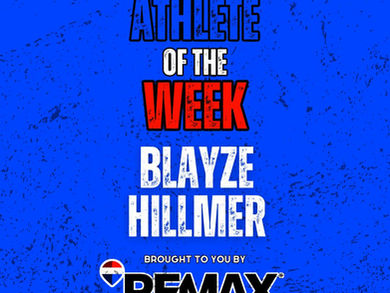 Blayze Hillmer of JCC is this week's Athlete of the Week honoree