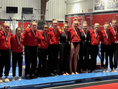 Trojans gymnastics team captures New Prague meet