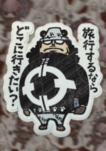 One Piece Kuma Stickers