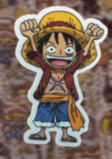 One Piece Luffy Stickers