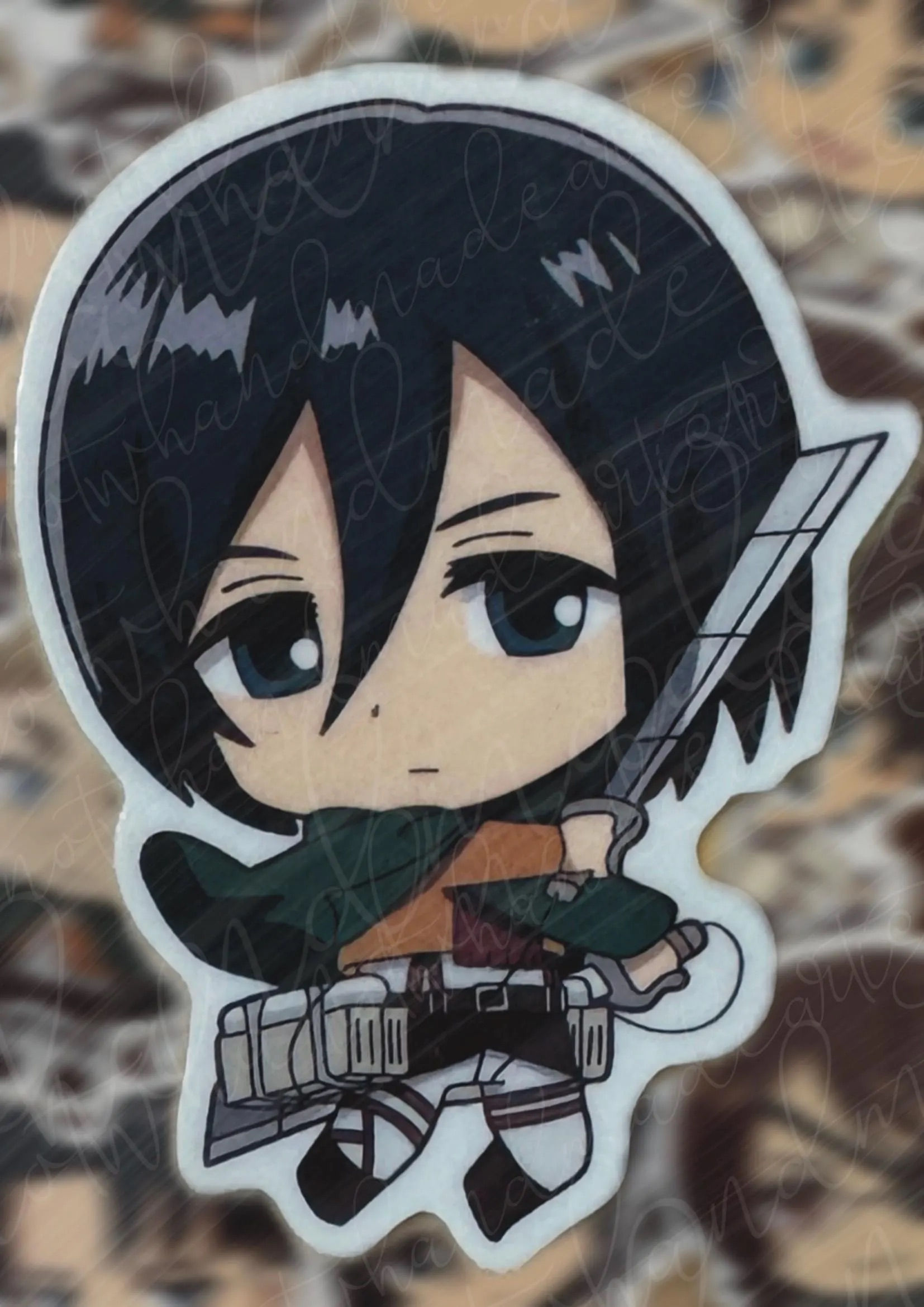 Attack on Titan- Mikasa Ackerman Stickers