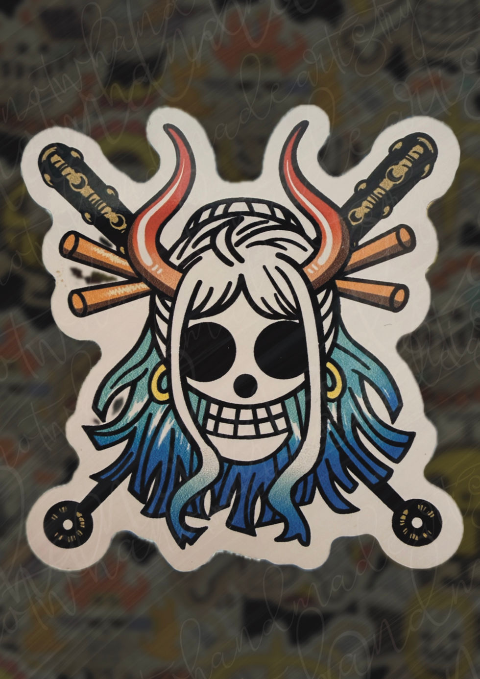 Thumbnail: One Piece- Yamato Jolly Roger Stickers
