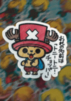 One Piece Chopper Stickers