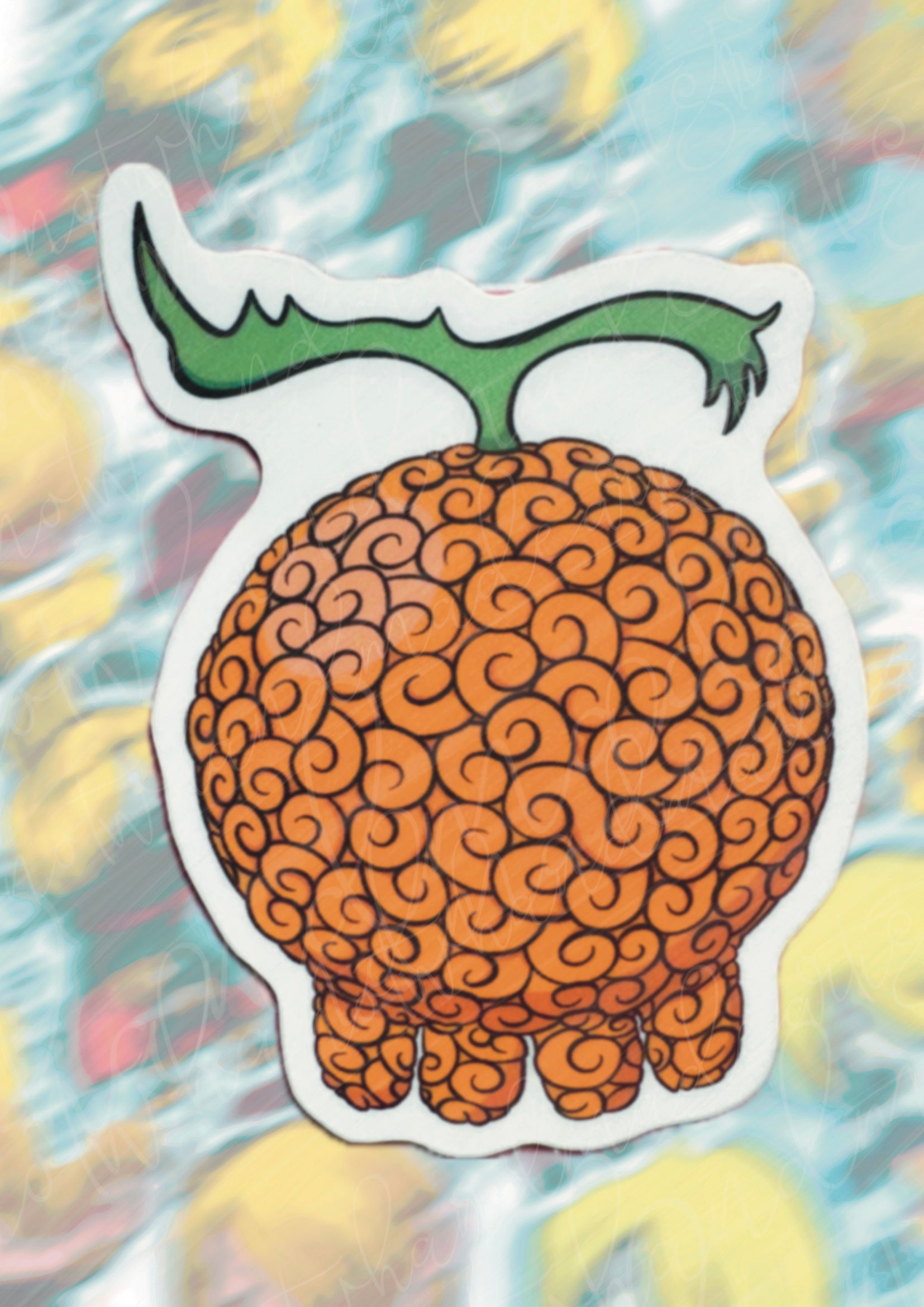 One Piece Devil Fruit Yomi Yomi No Mi Stickers