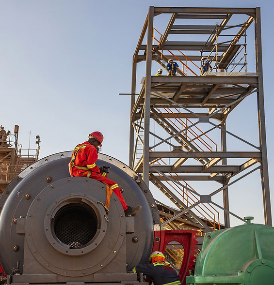 Dallaglio mine building infrastructure