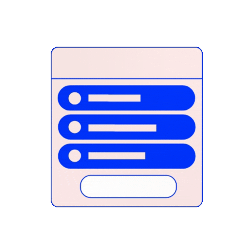 Icono de calendario de contenido mensual