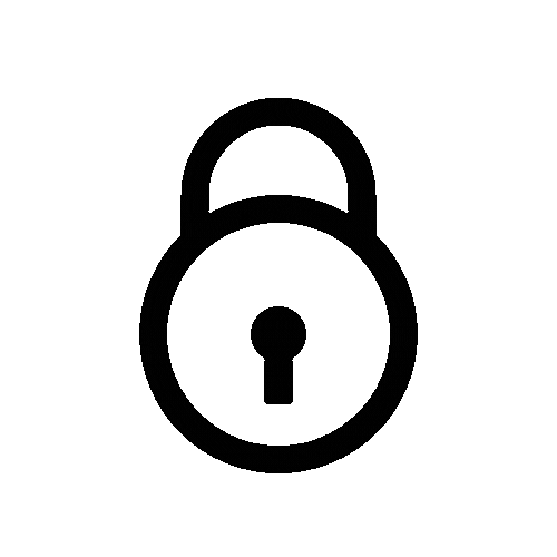  Icono de candado, manejo seguro de tus datos